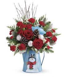 Teleflora's Snowy Daydreams Bouquet from Gilmore's Flower Shop in East Providence, RI